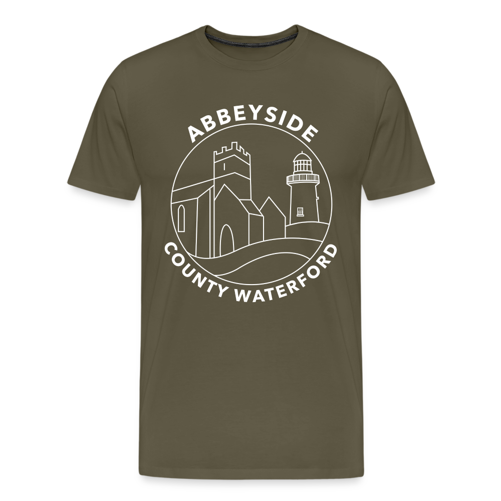 Mens ABBEYSIDE Waterford Premium T-Shirt - khaki