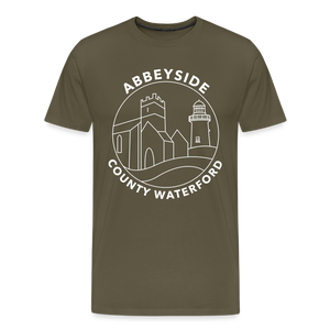 Mens ABBEYSIDE Waterford Premium T-Shirt - khaki