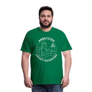 Mens ABBEYSIDE Waterford Premium T-Shirt - kelly green