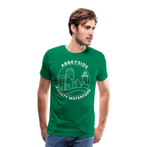 Mens ABBEYSIDE Waterford Premium T-Shirt - kelly green