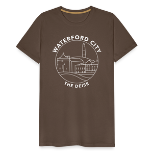 Mens WATERFORD The Deise Premium T-Shirt - noble brown