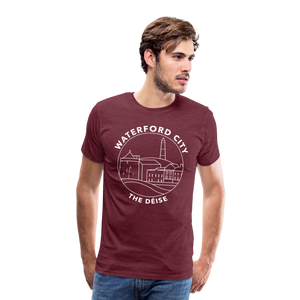 Mens WATERFORD The Deise Premium T-Shirt - heather burgundy