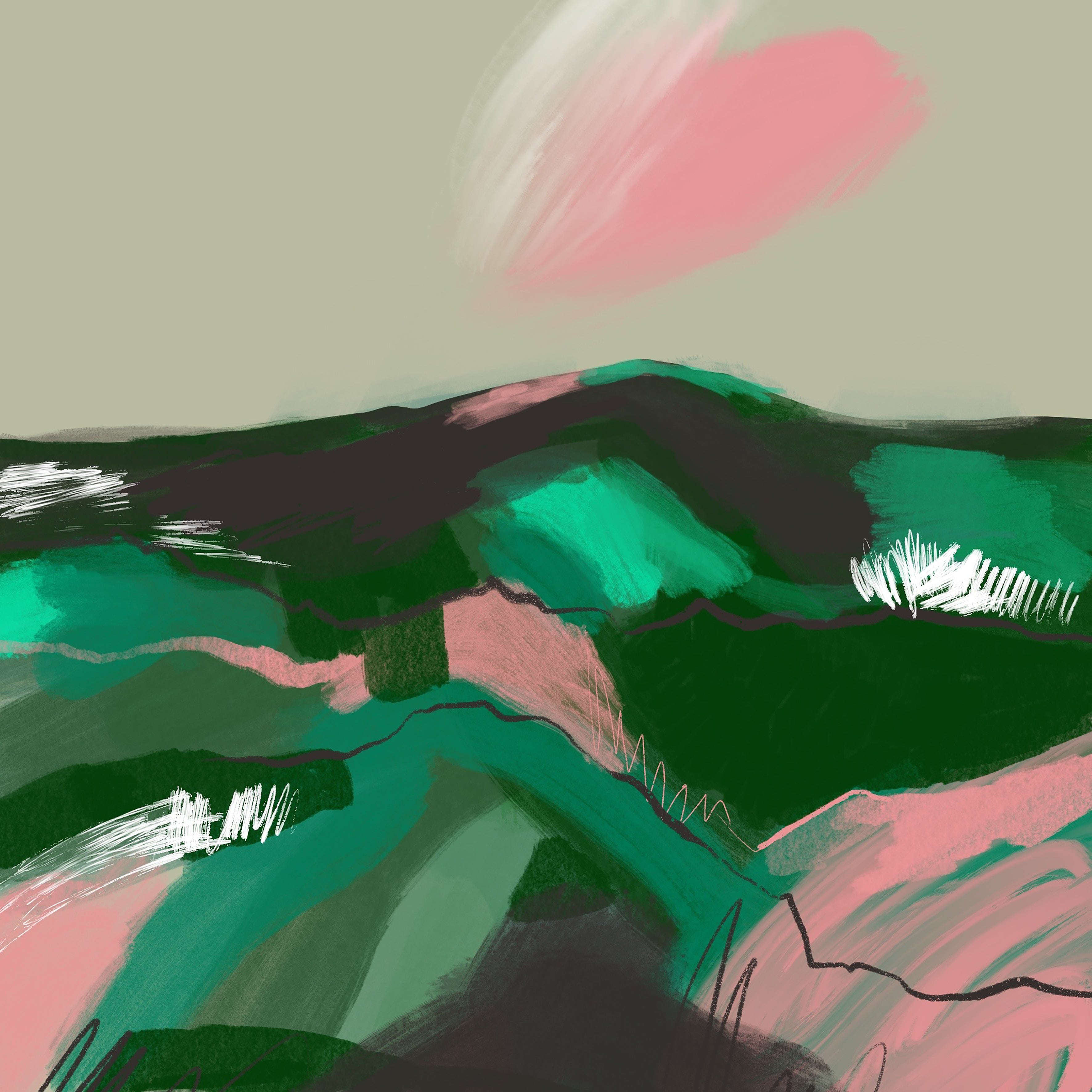 Comeragh Art Print